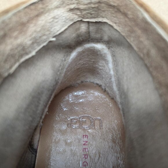 UGG LEIGHTON CHUKKA BOOT MENS  WATERPROOF CHESTNUT SUEDE Sz 13 - Picture 9 of 10